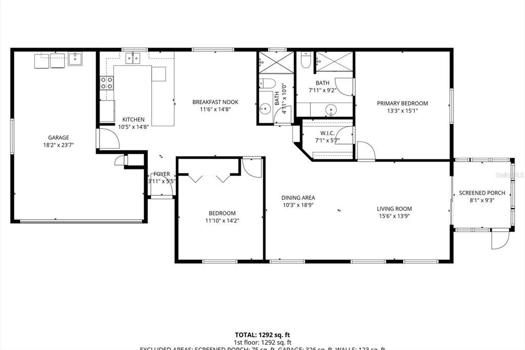 На продажу: $239,000 (2 спален, 2 ванн, 1359 Квадратных фут)