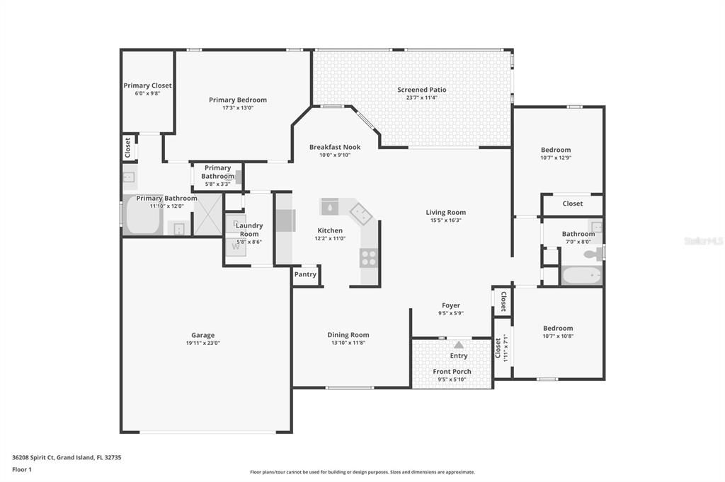 Activo con contrato: $329,900 (3 camas, 2 baños, 1722 Pies cuadrados)