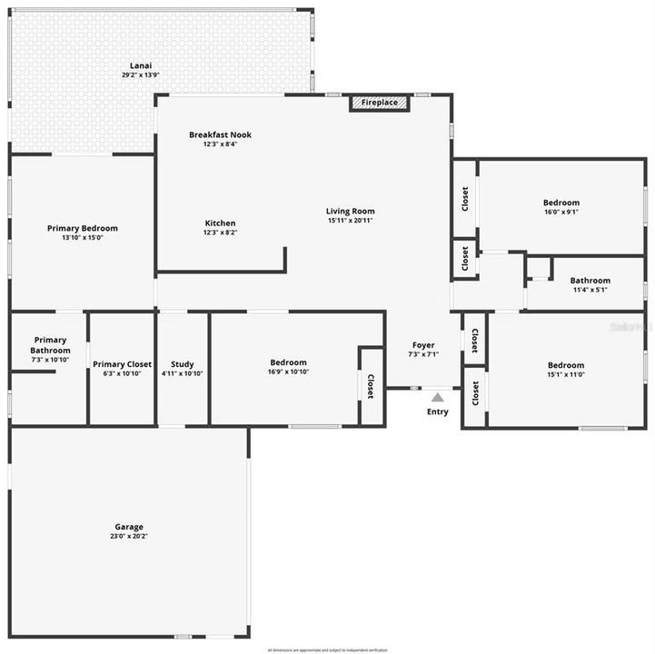 En Venta: $385,000 (4 camas, 2 baños, 1853 Pies cuadrados)