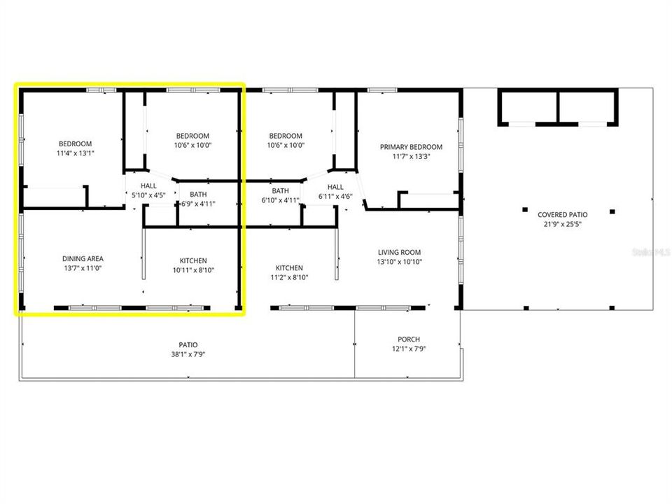 For Rent: $2,200 (2 beds, 1 baths, 676 Square Feet)