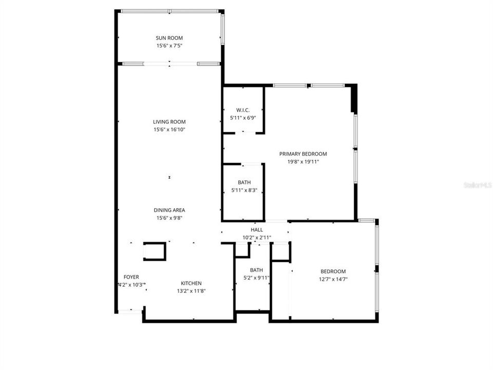 В аренду: $6,000 (2 спален, 2 ванн, 1330 Квадратных фут)