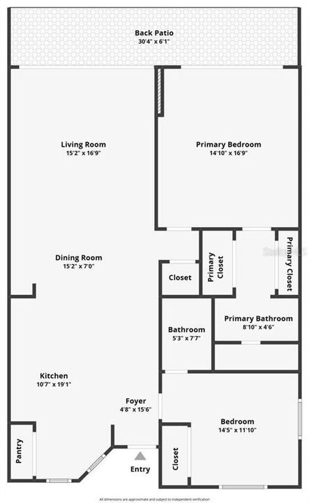 Active With Contract: $1,100,000 (2 beds, 2 baths, 1489 Square Feet)