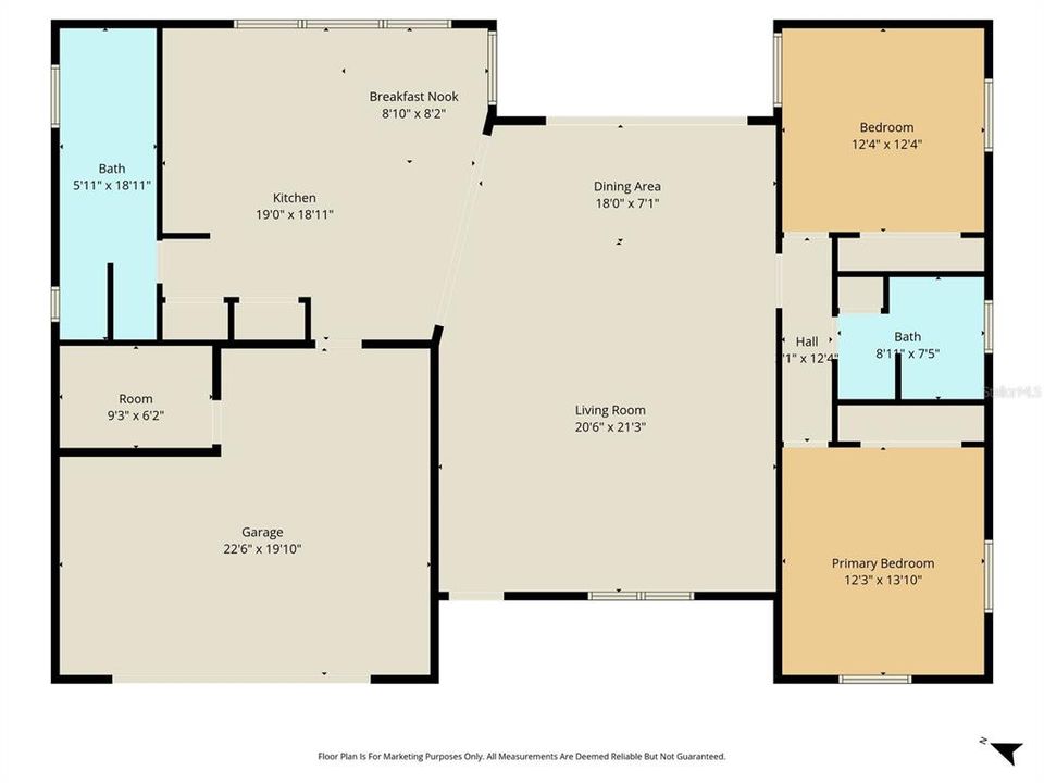 待售: $365,000 (2 贝兹, 2 浴室, 1678 平方英尺)