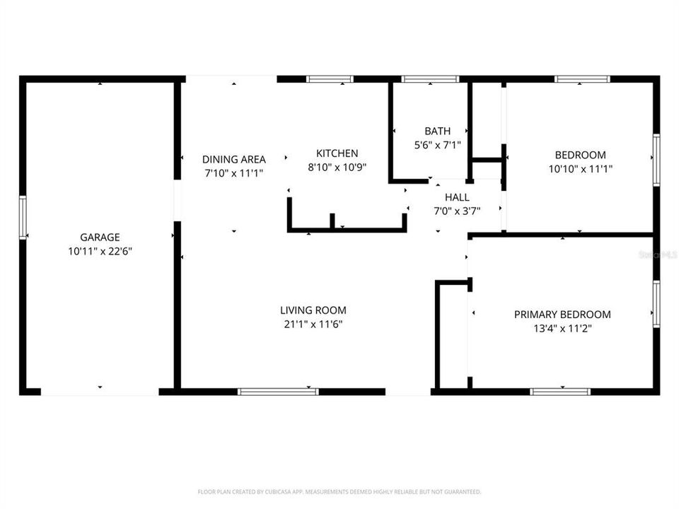 For Sale: $225,000 (2 beds, 1 baths, 840 Square Feet)