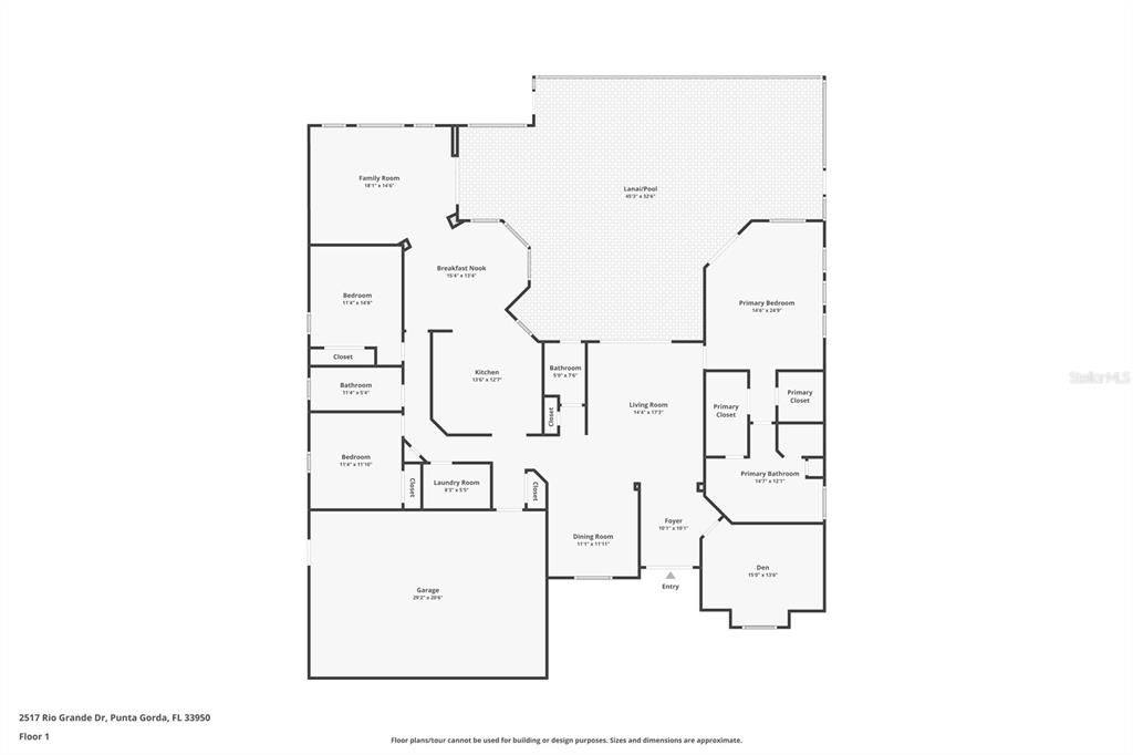 For Sale: $1,100,000 (3 beds, 2 baths, 2604 Square Feet)