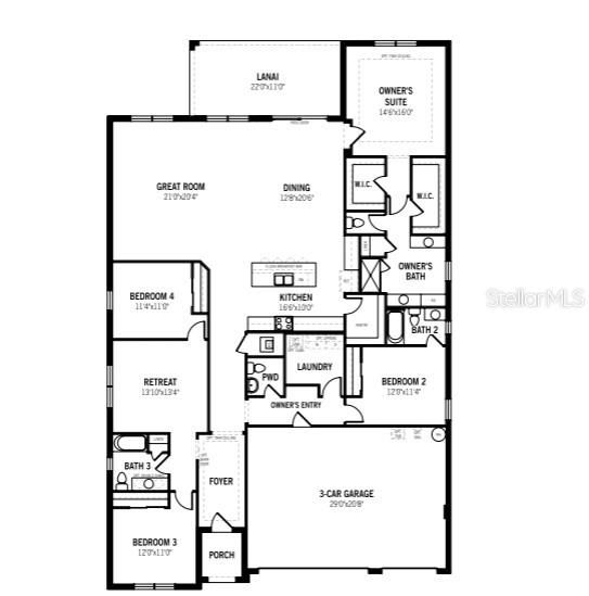 For Sale: $574,465 (4 beds, 3 baths, 2887 Square Feet)