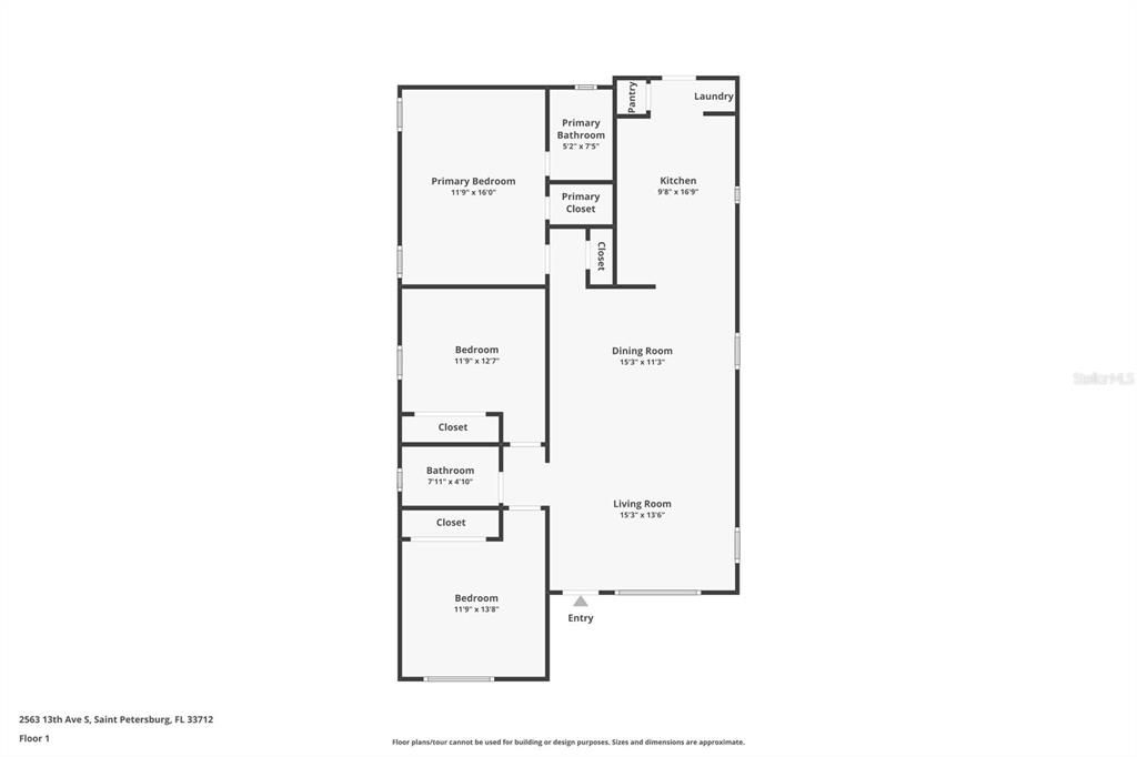 For Sale: $285,000 (3 beds, 2 baths, 1338 Square Feet)