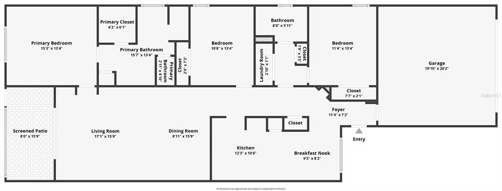 Active With Contract: $339,900 (3 beds, 2 baths, 1695 Square Feet)