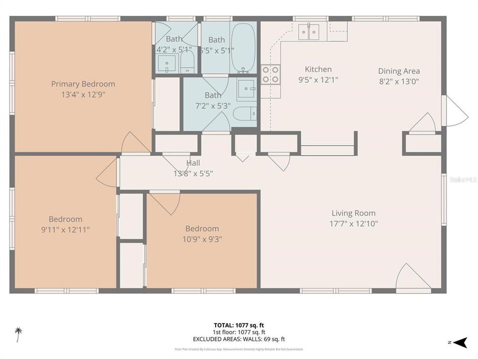 待售: $250,000 (3 贝兹, 1 浴室, 1204 平方英尺)