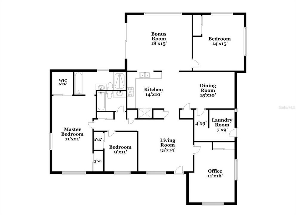 В аренду: $2,245 (4 спален, 2 ванн, 2133 Квадратных фут)