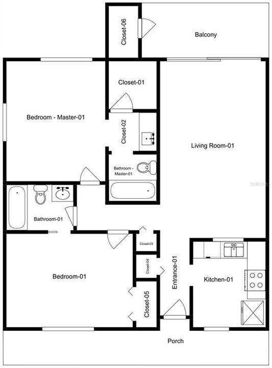 На продажу: $279,900 (2 спален, 2 ванн, 936 Квадратных фут)