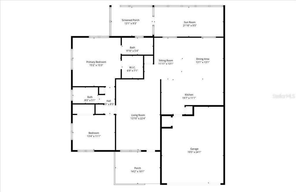 На продажу: $244,900 (2 спален, 2 ванн, 1755 Квадратных фут)
