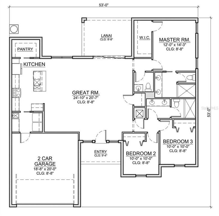 出租: $1,595 (3 贝兹, 2 浴室, 1696 平方英尺)