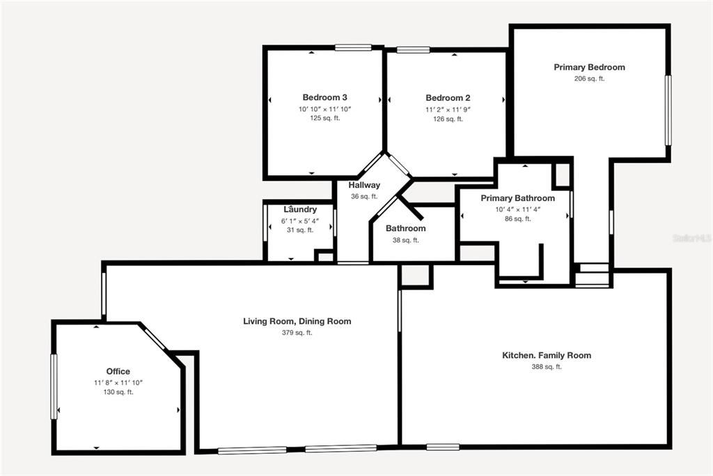 Под контрактом: $455,000 (4 спален, 2 ванн, 1895 Квадратных фут)