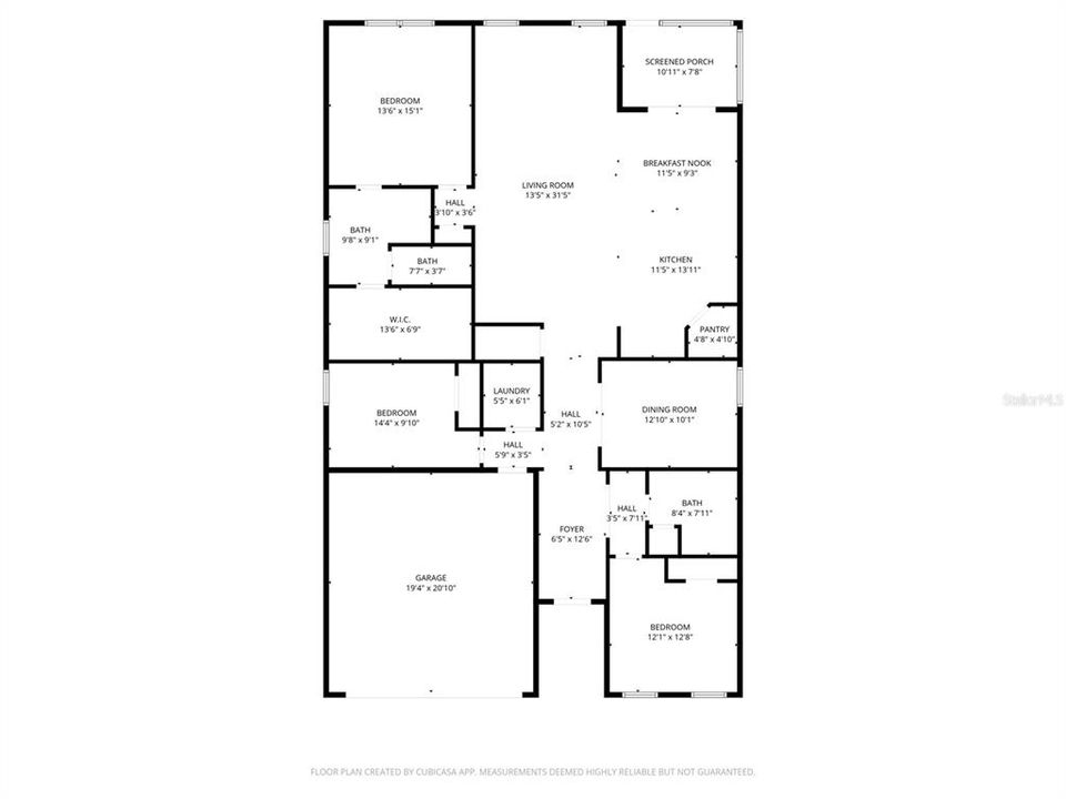 На продажу: $445,000 (3 спален, 2 ванн, 2017 Квадратных фут)