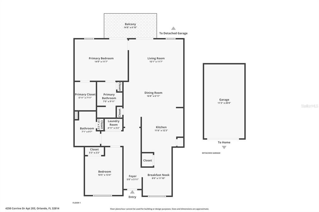待售: $463,000 (2 贝兹, 2 浴室, 1251 平方英尺)