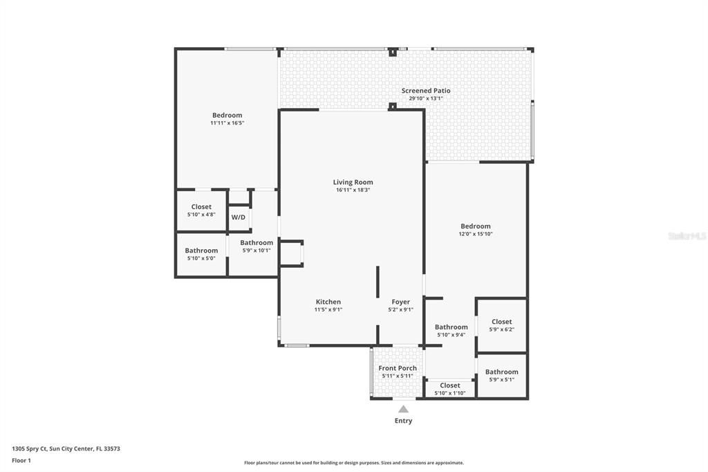 For Sale: $169,900 (2 beds, 2 baths, 1219 Square Feet)