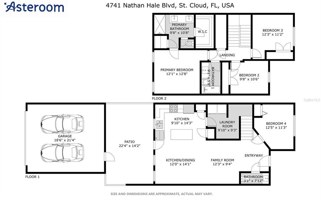На продажу: $339,000 (4 спален, 2 ванн, 1876 Квадратных фут)