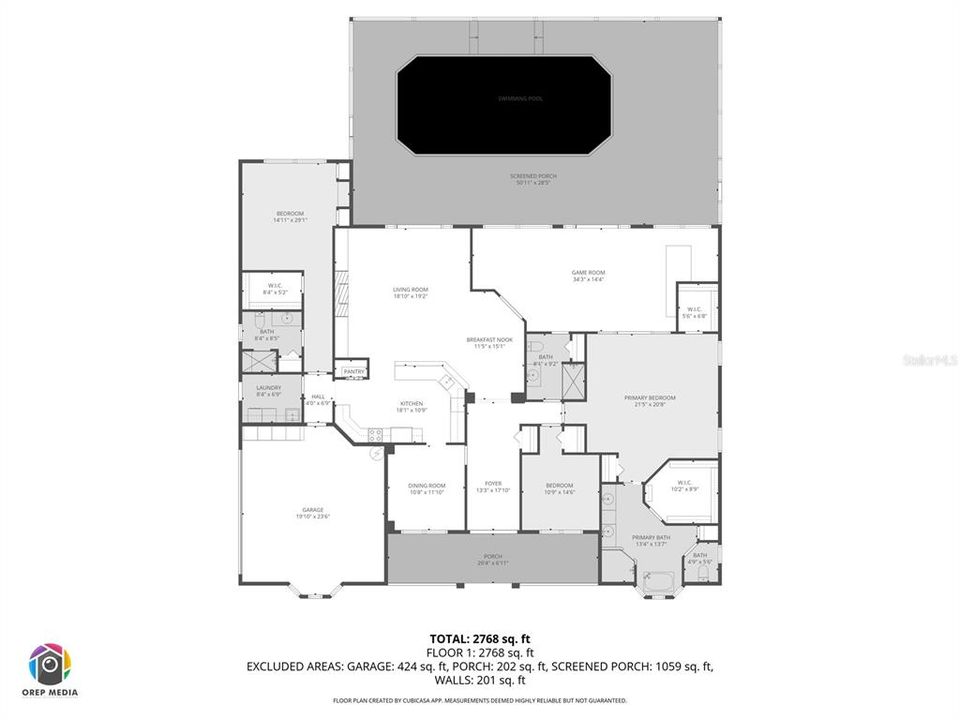 For Sale: $650,000 (3 beds, 3 baths, 2744 Square Feet)