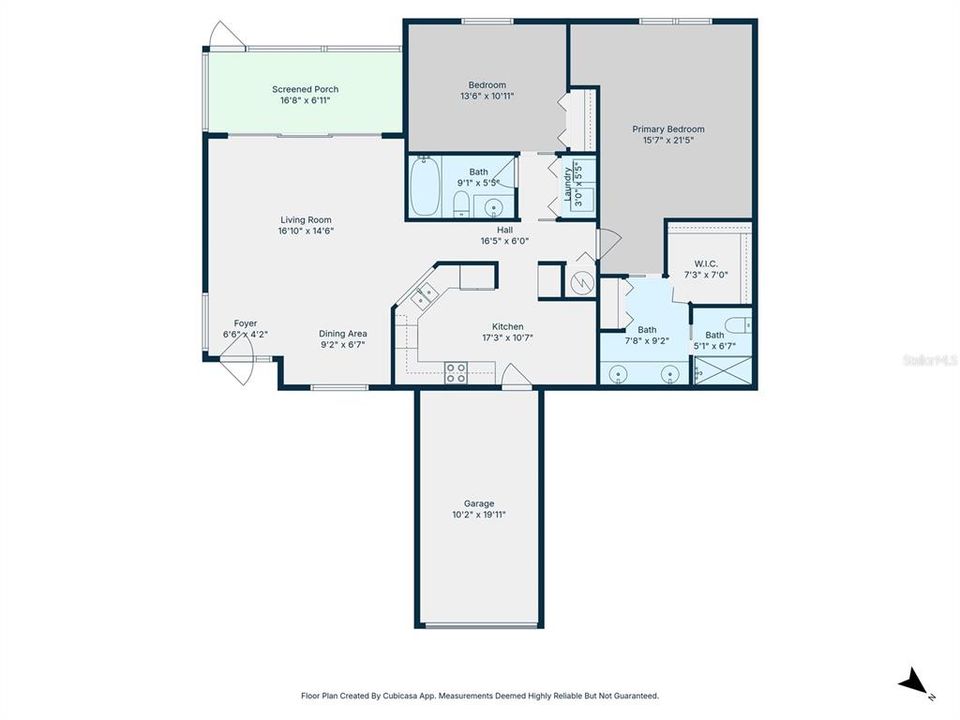 На продажу: $310,000 (2 спален, 2 ванн, 1352 Квадратных фут)