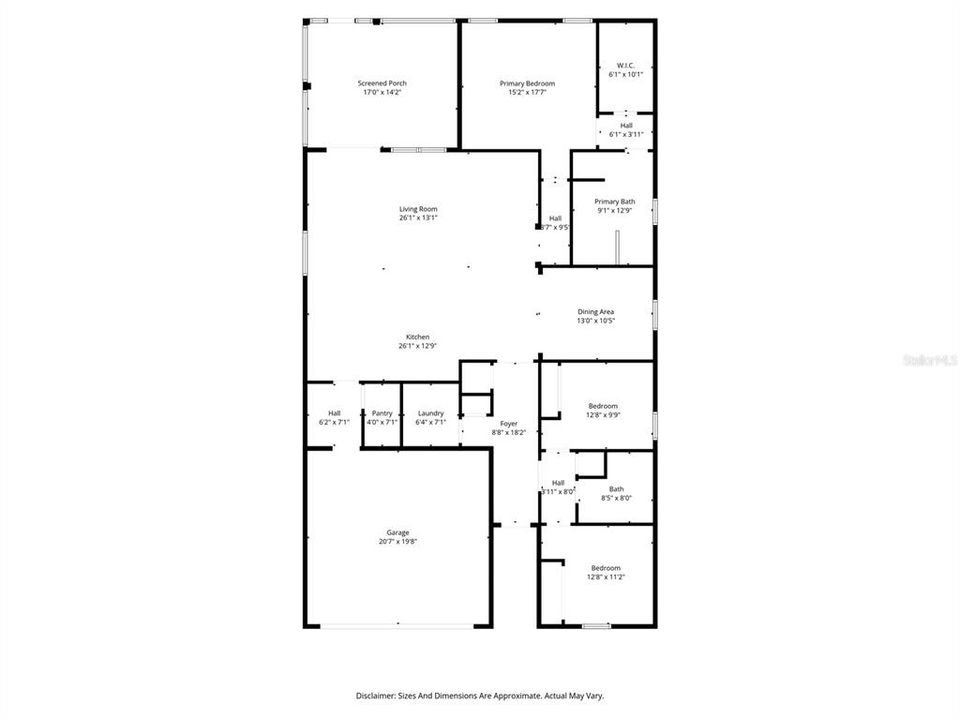 For Sale: $505,900 (3 beds, 2 baths, 2026 Square Feet)