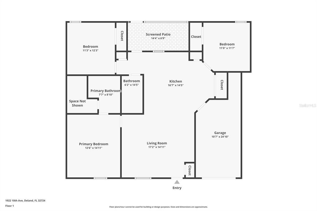 На продажу: $339,000 (3 спален, 2 ванн, 1324 Квадратных фут)