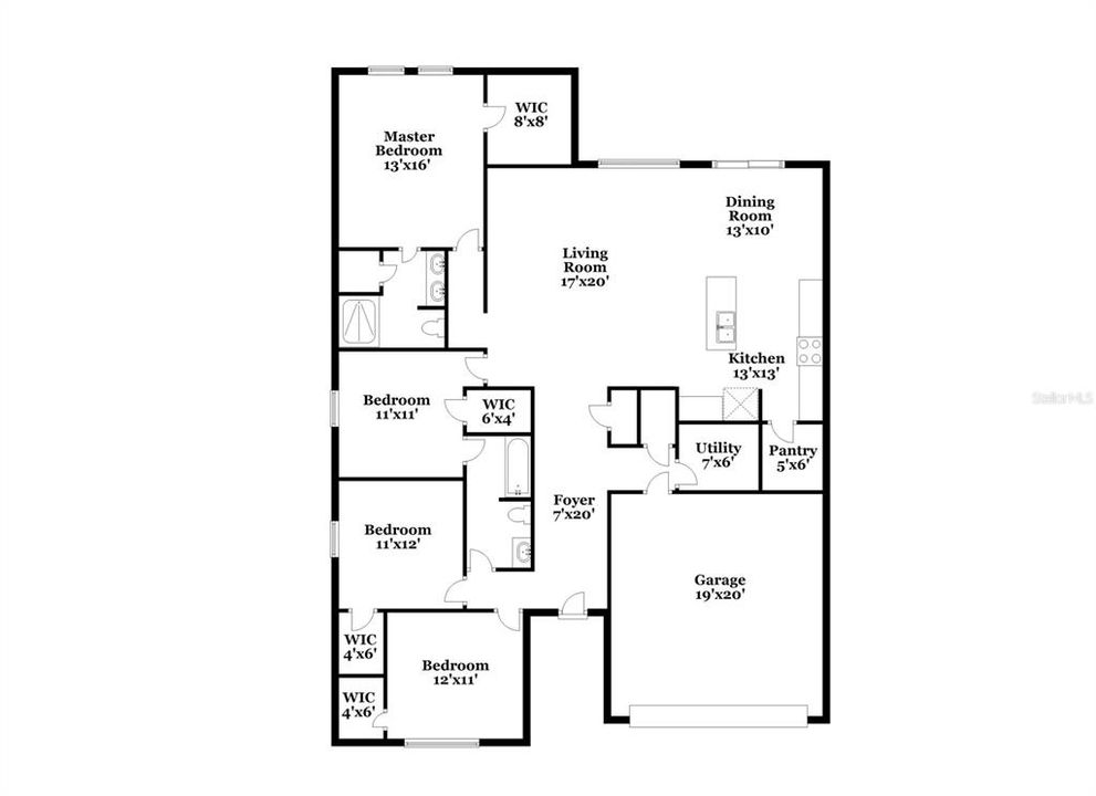 出租: $2,095 (4 贝兹, 2 浴室, 1999 平方英尺)