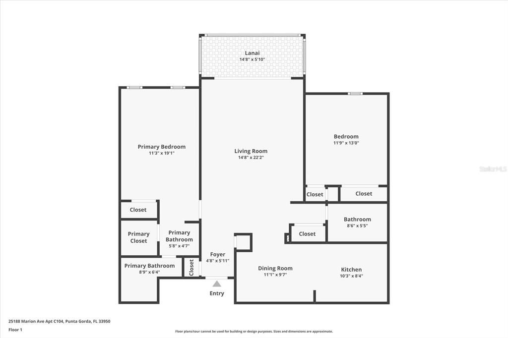 For Sale: $200,000 (2 beds, 2 baths, 1147 Square Feet)