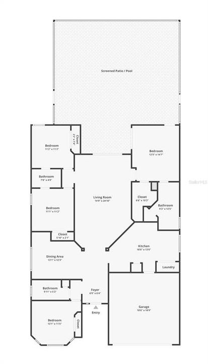 En Venta: $389,000 (4 camas, 3 baños, 1808 Pies cuadrados)