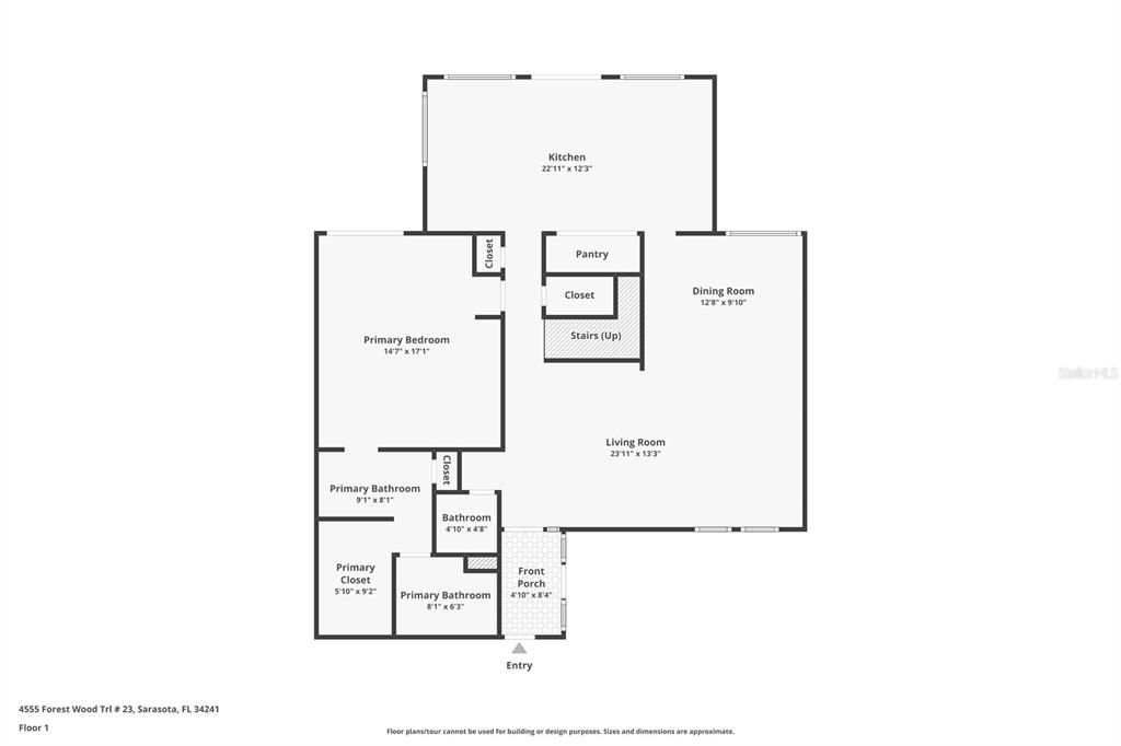 На продажу: $339,000 (3 спален, 2 ванн, 2124 Квадратных фут)