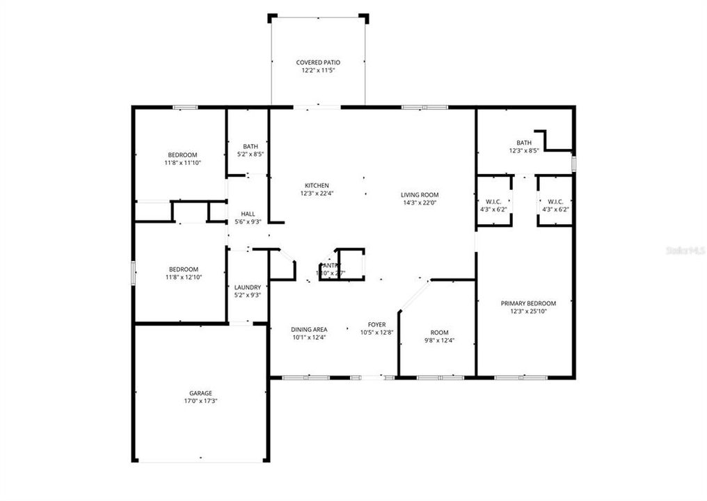 На продажу: $385,000 (3 спален, 2 ванн, 1955 Квадратных фут)