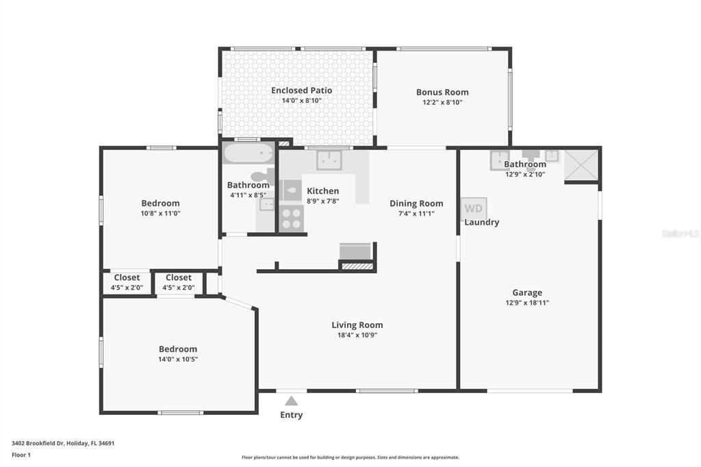 待售: $234,900 (3 贝兹, 2 浴室, 1250 平方英尺)