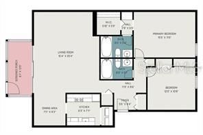 For Rent: $1,850 (2 beds, 2 baths, 1095 Square Feet)