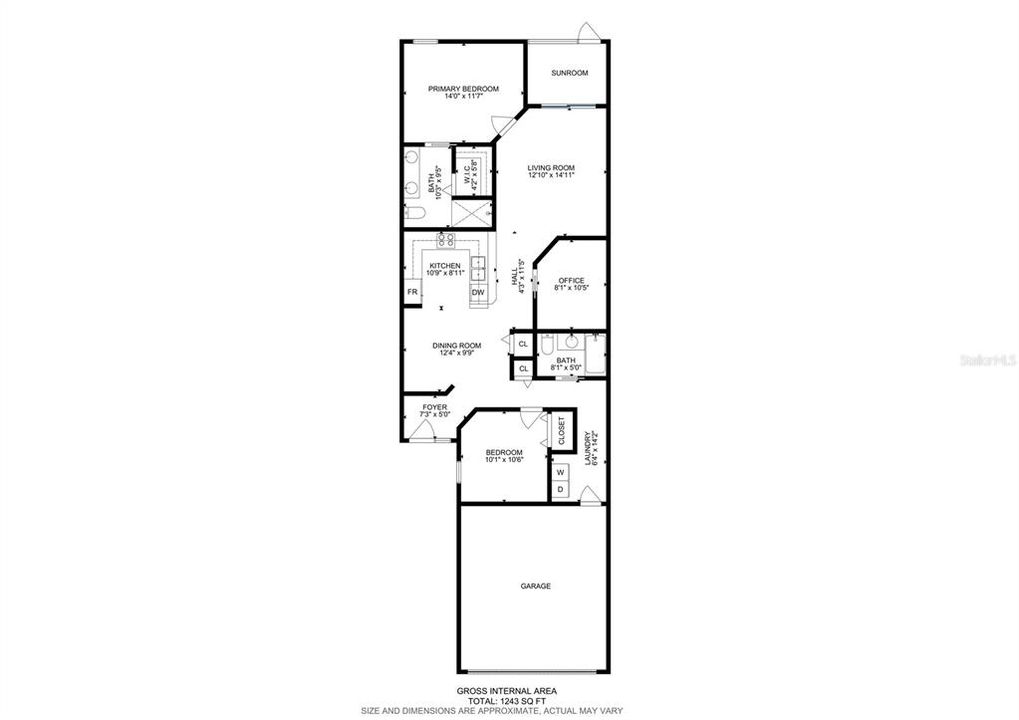 For Sale: $263,000 (2 beds, 2 baths, 1243 Square Feet)