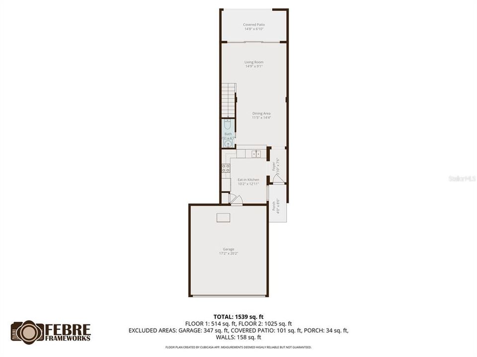 На продажу: $375,000 (2 спален, 2 ванн, 1731 Квадратных фут)