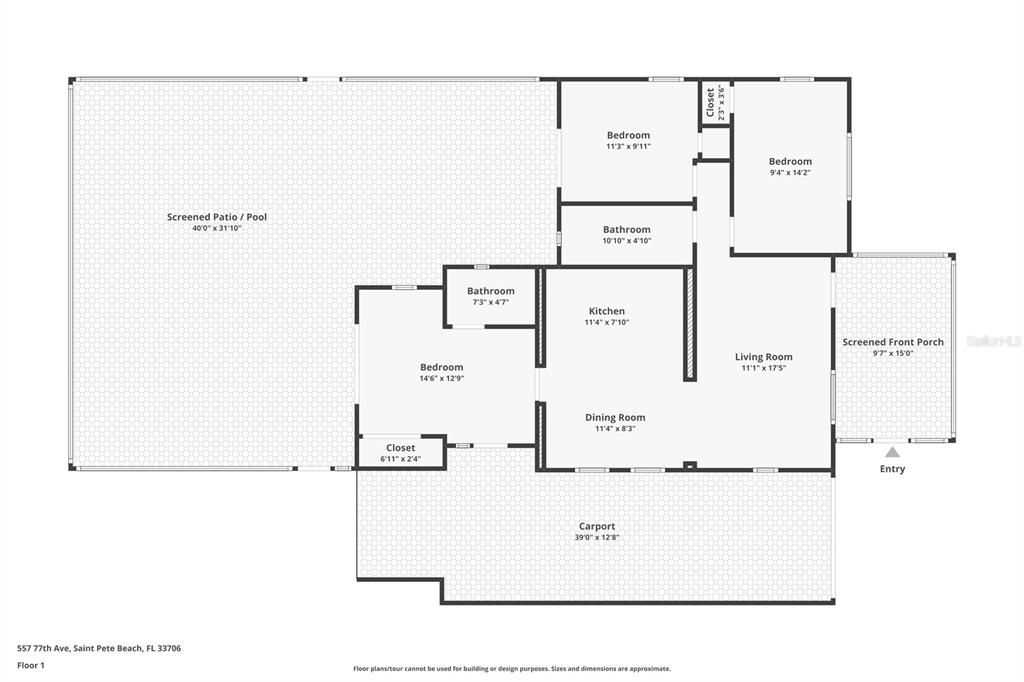 На продажу: $624,900 (3 спален, 2 ванн, 1114 Квадратных фут)