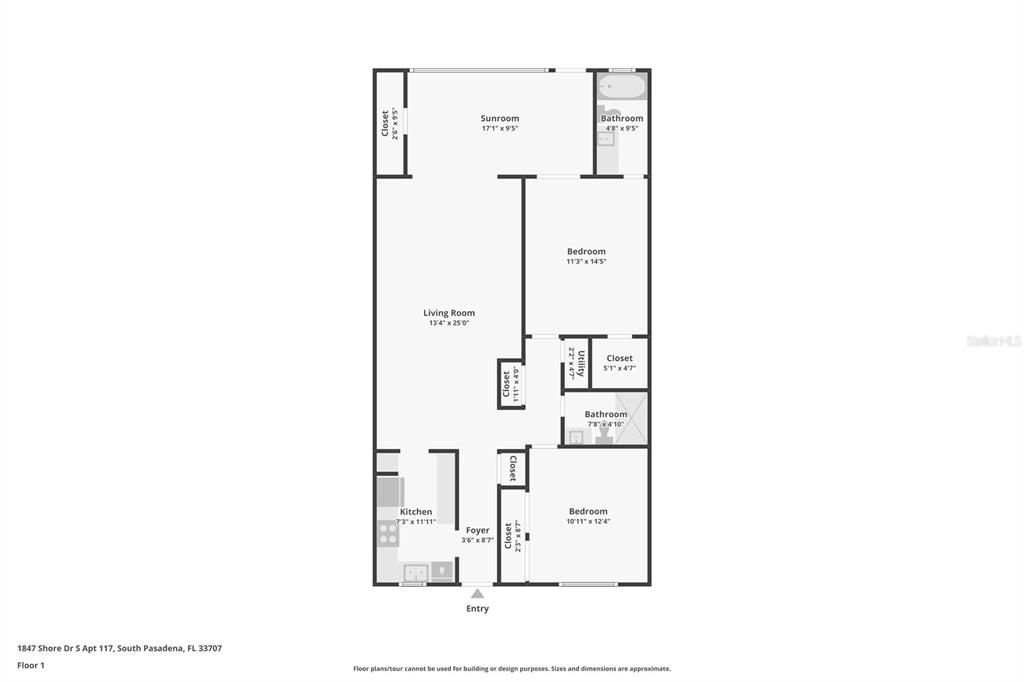 待售: $279,000 (2 贝兹, 2 浴室, 1250 平方英尺)
