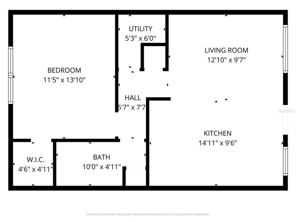 出租: $1,475 (1 贝兹, 1 浴室, 640 平方英尺)