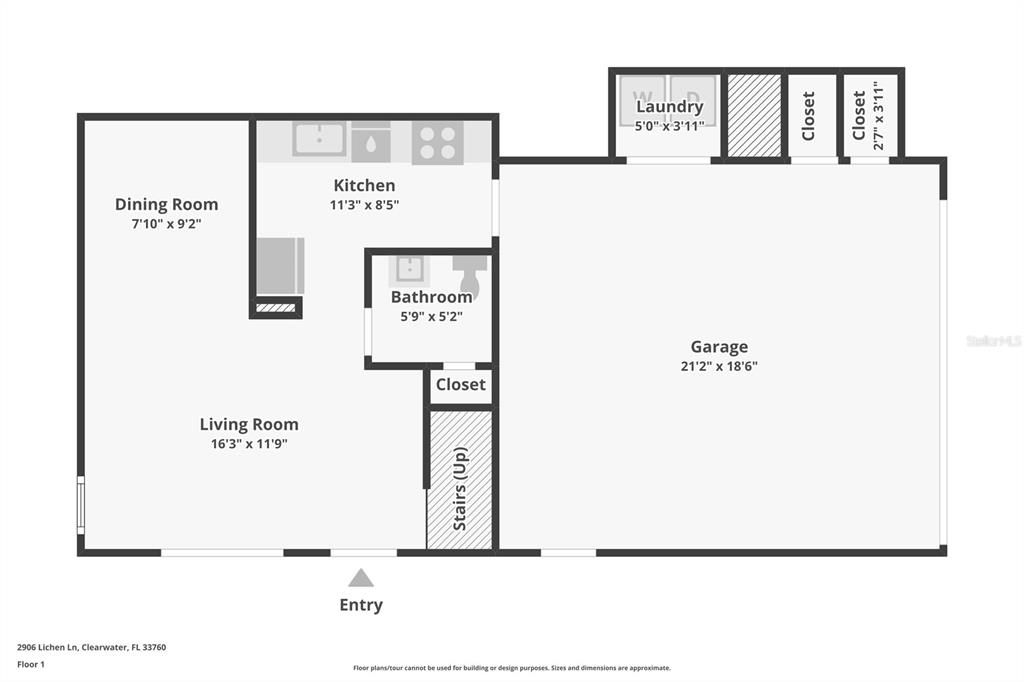 For Rent: $1,900 (2 beds, 2 baths, 853 Square Feet)