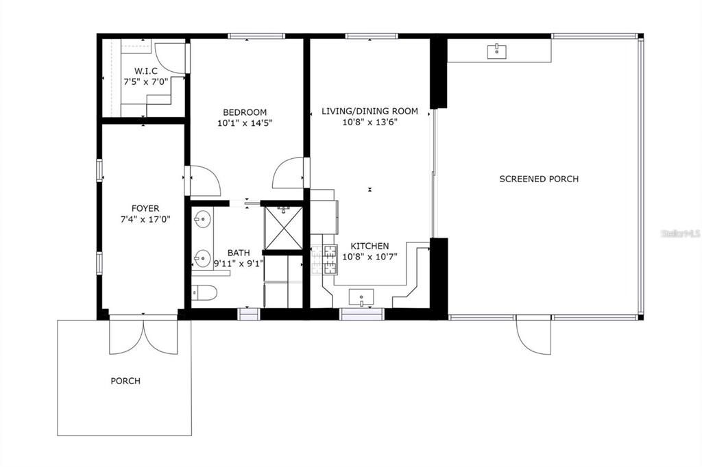 待售: $489,000 (1 贝兹, 1 浴室, 750 平方英尺)