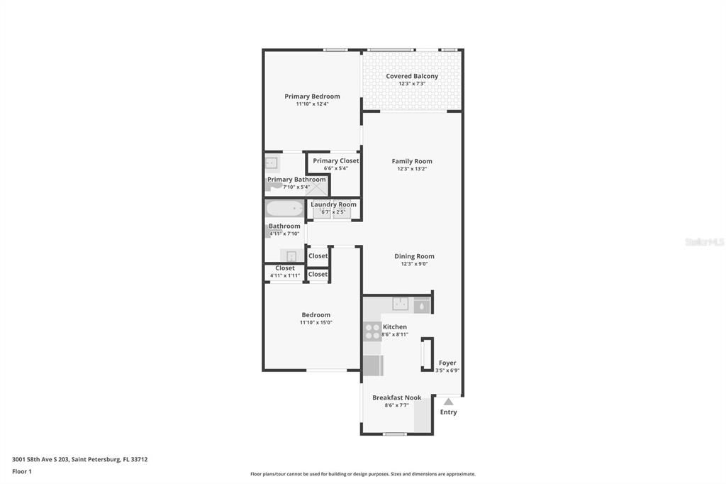 For Sale: $240,000 (2 beds, 2 baths, 1098 Square Feet)