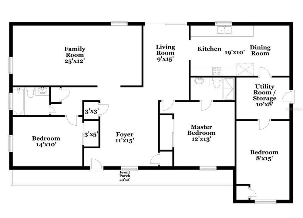 For Rent: $2,120 (3 beds, 2 baths, 1650 Square Feet)