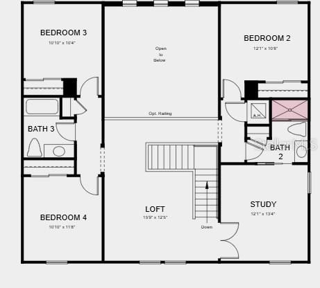 На продажу: $560,000 (4 спален, 3 ванн, 2600 Квадратных фут)