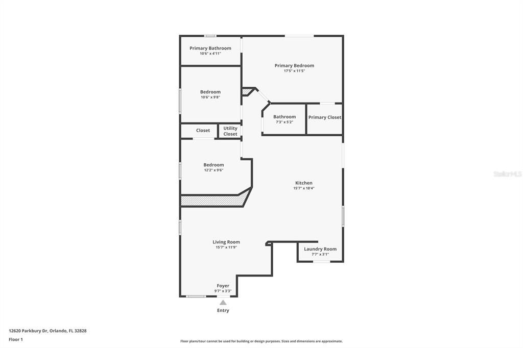 На продажу: $380,000 (3 спален, 2 ванн, 1266 Квадратных фут)
