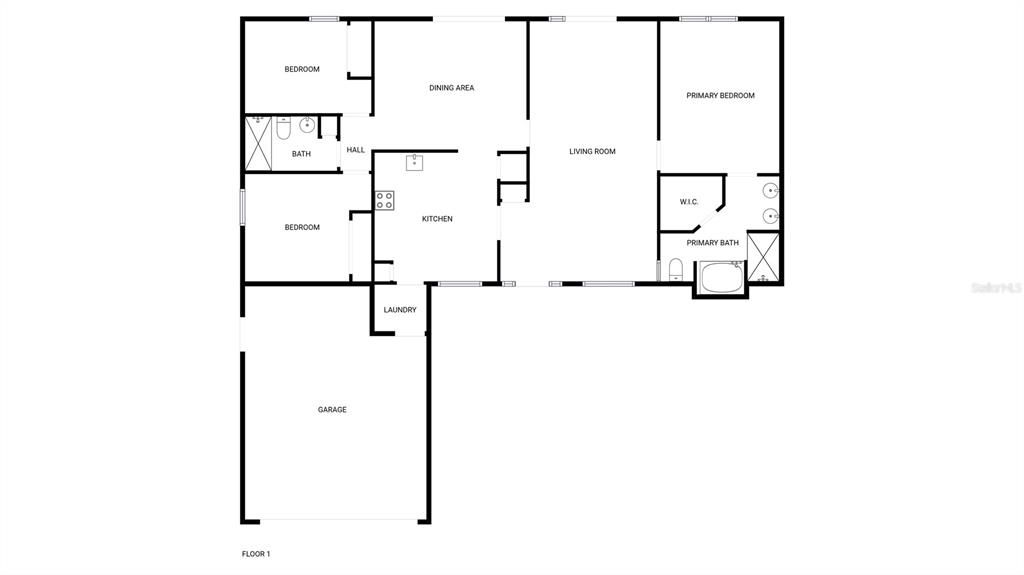 На продажу: $360,000 (3 спален, 2 ванн, 1636 Квадратных фут)