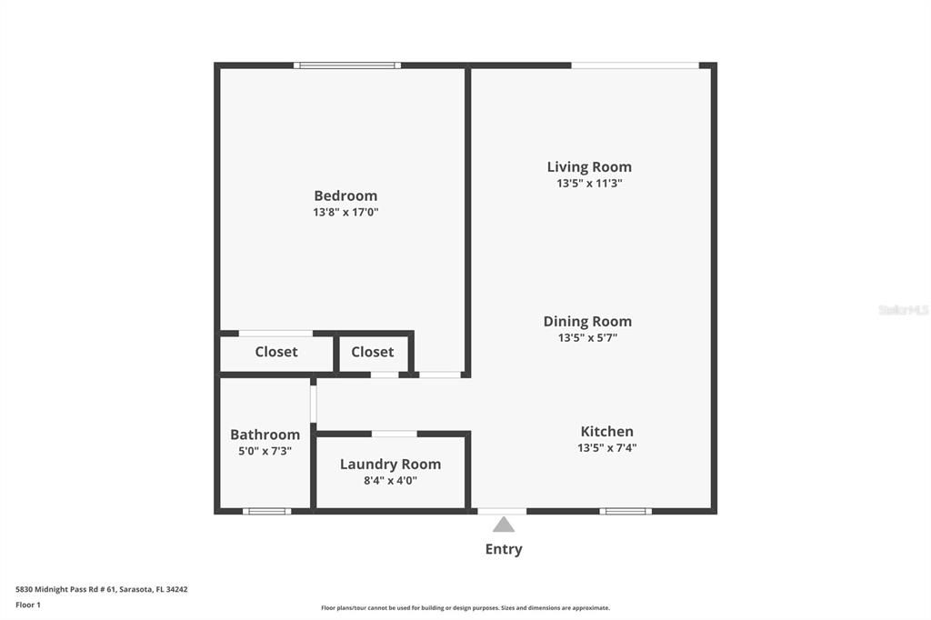 待售: $598,000 (1 贝兹, 1 浴室, 728 平方英尺)