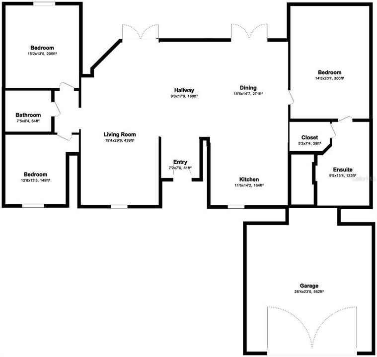 En Venta: $299,000 (3 camas, 2 baños, 1678 Pies cuadrados)