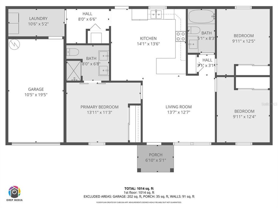 待售: $259,000 (3 贝兹, 2 浴室, 1054 平方英尺)