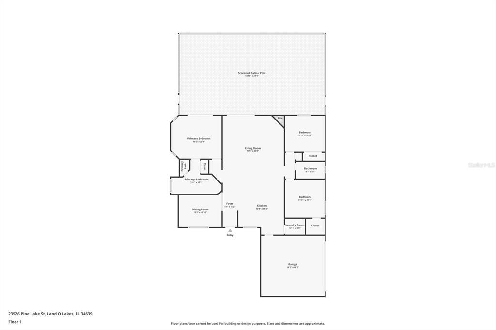 На продажу: $435,000 (3 спален, 2 ванн, 1690 Квадратных фут)