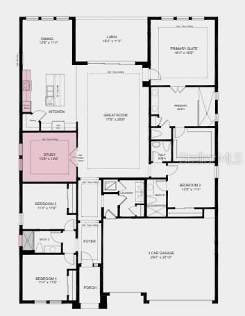 На продажу: $615,074 (4 спален, 3 ванн, 2721 Квадратных фут)